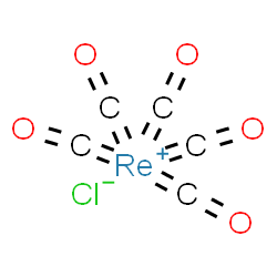 ChemSpider 2D Image | Pentakis(oxomethylene)rhenium(1+) chloride | C5ClO5Re