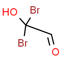 ChemSpider 2D Image | Dibromo(hydroxy)acetaldehyde | C2H2Br2O2