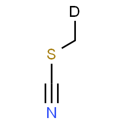 ChemSpider 2D Image | (~2~H_1_)Methyl thiocyanate | C2H2DNS