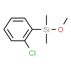 ChemSpider 2D Image | (2-Chlorophenyl)(methoxy)dimethylsilane | C9H13ClOSi