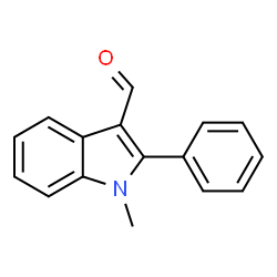 ChemSpider 2D Image | Methyl-2-phenyl -3-formylindole | C16H13NO
