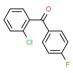 ChemSpider 2D Image | 2-Chloro-4'-fluorobenzophenone | C13H8ClFO