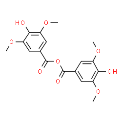 ChemSpider 2D Image | 4-Hydroxy-3,5-dimethoxybenzoic anhydride | C18H18O9