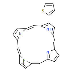 ChemSpider 2D Image | 2-(2-Thienyl)porphyrin | C24H16N4S