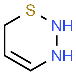 ChemSpider 2D Image | 3,6-Dihydro-2H-1,2,3-thiadiazine | C3H6N2S