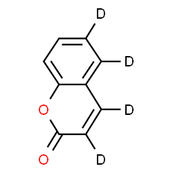 ChemSpider 2D Image | (3,4,5,6-~2~H_4_)-2H-Chromen-2-one | C9H2D4O2