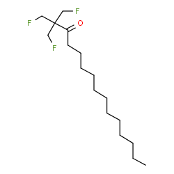ChemSpider 2D Image | 1-Fluoro-2,2-bis(fluoromethyl)-3-pentadecanone | C17H31F3O