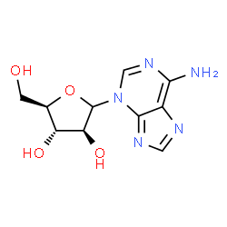 ChemSpider 2D Image | 3-(D-Arabinofuranosyl)-3H-purin-6-amine | C10H13N5O4