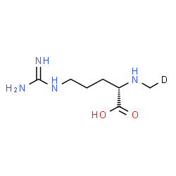 ChemSpider 2D Image | N~2~-(~2~H_1_)Methyl-L-arginine | C7H15DN4O2