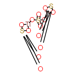 ChemSpider 2D Image | [mu-Sulfato(2-)-kappaO:kappaO']{bis[sulfato(2-)-kappa~2~O,O']}dithallium | O12S3Tl2