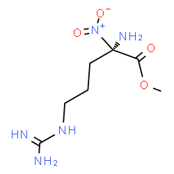 ChemSpider 2D Image | Methyl 2-nitro-L-argininate | C7H15N5O4
