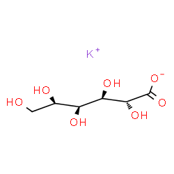 ChemSpider 2D Image | Potassium D-gulonate | C6H11KO7