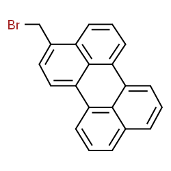 ChemSpider 2D Image | 3-(Bromomethyl)perylene | C21H13Br
