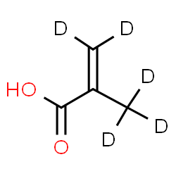 ChemSpider 2D Image | 2-(~2~H_3_)Methyl(~2~H_2_)-2-propenoic acid | C4HD5O2