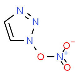ChemSpider 2D Image | 1-(Nitrooxy)-1H-1,2,3-triazole | C2H2N4O3