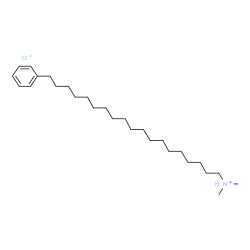 ChemSpider 2D Image | N,N-Dimethyl-19-phenyl-1-nonadecanaminium chloride | C27H50ClN