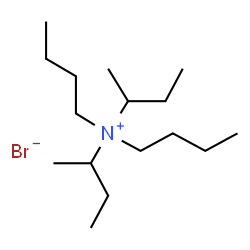 ChemSpider 2D Image | N-Butyl-N,N-di-sec-butyl-1-butanaminium bromide | C16H36BrN