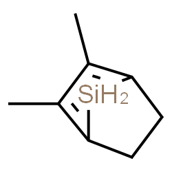ChemSpider 2D Image | 2,3-Dimethyl-7-silabicyclo[2.2.1]hepta-1,3-diene | C8H12Si