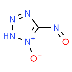 ChemSpider 2D Image | 5-Nitroso-2H-tetrazole 1-oxide | CHN5O2