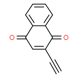 ChemSpider 2D Image | 2-Ethynyl-1,4-naphthoquinone | C12H6O2