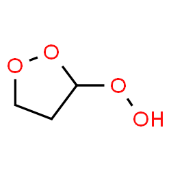ChemSpider 2D Image | 1,2-Dioxolan-3-yl hydroperoxide | C3H6O4