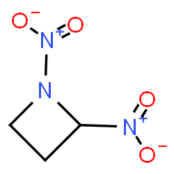 ChemSpider 2D Image | 1,2-Dinitroazetidine | C3H5N3O4