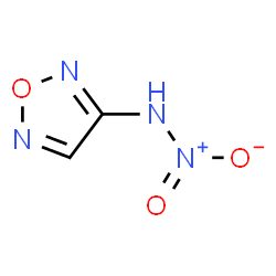 ChemSpider 2D Image | N-Nitro-1,2,5-oxadiazol-3-amine | C2H2N4O3