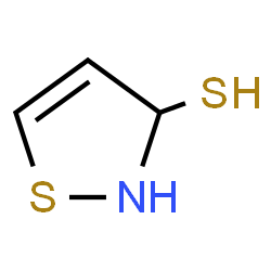 ChemSpider 2D Image | 2,3-Dihydro-1,2-thiazole-3-thiol | C3H5NS2