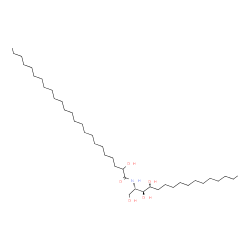 ChemSpider 2D Image | 2-Hydroxy-N-[(2S,3S,4R)-1,3,4-trihydroxy-2-hexadecanyl]tetracosanamide | C40H81NO5
