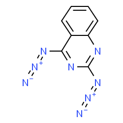 ChemSpider 2D Image | 2,4-Diazidoquinazoline | C8H4N8