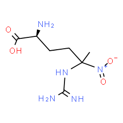 ChemSpider 2D Image | 5-Carbamimidamido-5-nitro-L-norleucine | C7H15N5O4