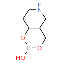 ChemSpider 2D Image | Hexahydro-4H-[1,3,2]dioxaborinino[5,4-c]pyridin-2-ol | C6H12BNO3