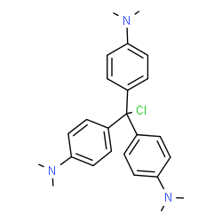 ChemSpider 2D Image | 4,4',4''-(Chloromethanetriyl)tris(N,N-dimethylaniline) | C25H30ClN3