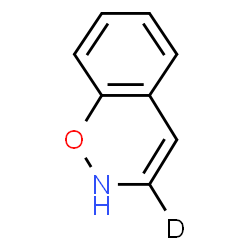 ChemSpider 2D Image | (3-~2~H)-2H-1,2-Benzoxazine | C8H6DNO