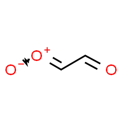 ChemSpider 2D Image | (2E)-(2-Oxoethylidene)dioxidan-2-ium-1-ide | C2H2O3