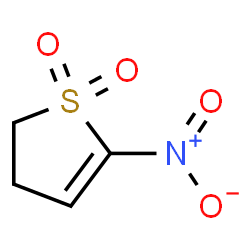 ChemSpider 2D Image | 5-Nitro-2,3-dihydrothiophene 1,1-dioxide | C4H5NO4S