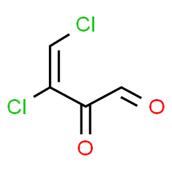 ChemSpider 2D Image | (3E)-3,4-Dichloro-2-oxo-3-butenal | C4H2Cl2O2