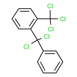 ChemSpider 2D Image | 1-[Dichloro(phenyl)methyl]-2-(trichloromethyl)benzene | C14H9Cl5