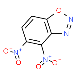 ChemSpider 2D Image | 4,5-Dinitro-1,2,3-benzoxadiazole | C6H2N4O5