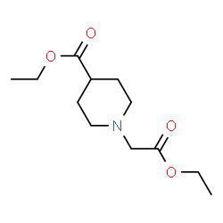 ChemSpider 2D Image | Ethyl 4-(ethoxycarbonyl)-1-piperidineacetate | C12H21NO4