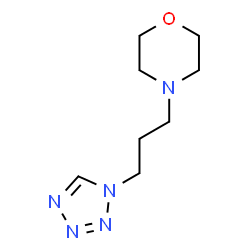 ChemSpider 2D Image | 4-(3-Tetrazol-1-yl-propyl)-morpholine | C8H15N5O