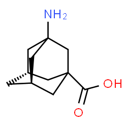 ChemSpider 2D Image | (5R,7S)-3-Amino-1-adamantanecarboxylic acid | C11H17NO2