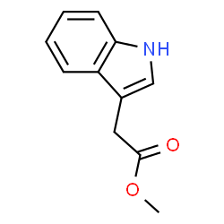 ChemSpider 2D Image | Methyl 3-indolylacetate | C11H11NO2