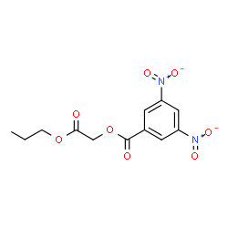 ChemSpider 2D Image | 2-Oxo-2-propoxyethyl 3,5-dinitrobenzoate | C12H12N2O8