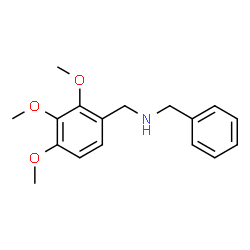 ChemSpider 2D Image | Benzyl-(2,3,4-trimethoxybenzyl)amine | C17H21NO3