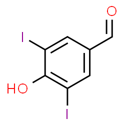 ChemSpider 2D Image | 4-Hydroxy-3,5-diiodobenzaldehyde | C7H4I2O2