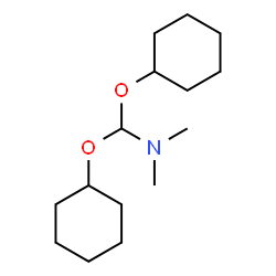ChemSpider 2D Image | N,N-DIMETHYLFORMAMIDE DICYCLOHEXYL ACETAL | C15H29NO2