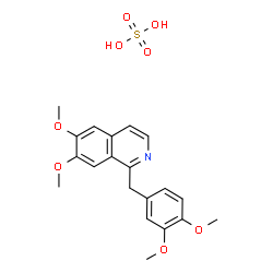 ChemSpider 2D Image | PAPAVERINE SULFATE | C20H23NO8S