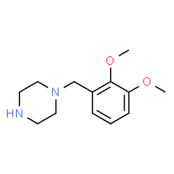 ChemSpider 2D Image | 1-(2,3-Dimethoxybenzyl)piperazine | C13H20N2O2
