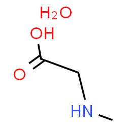 ChemSpider 2D Image | N-Methylglycine hydrate (1:1) | C3H9NO3